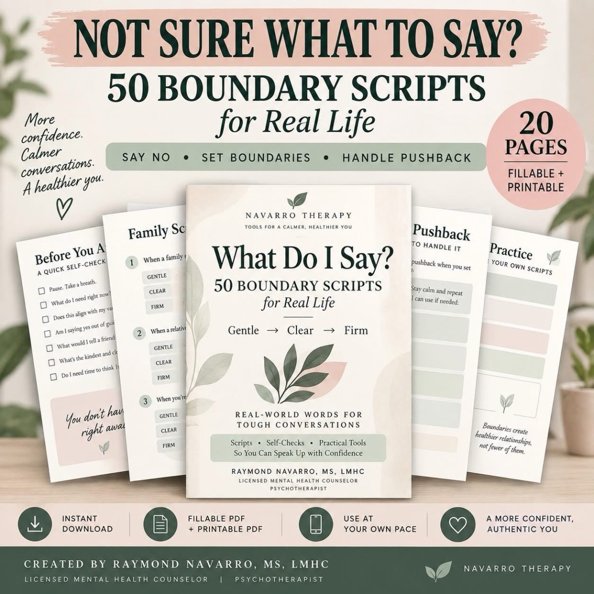 Actual scripts for setting&nbsp;boundaries