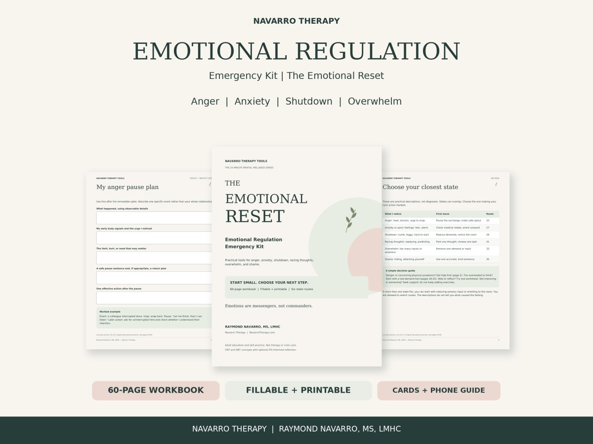 Emotional Regulation Kit for Adults: The Emotional&nbsp;Reset